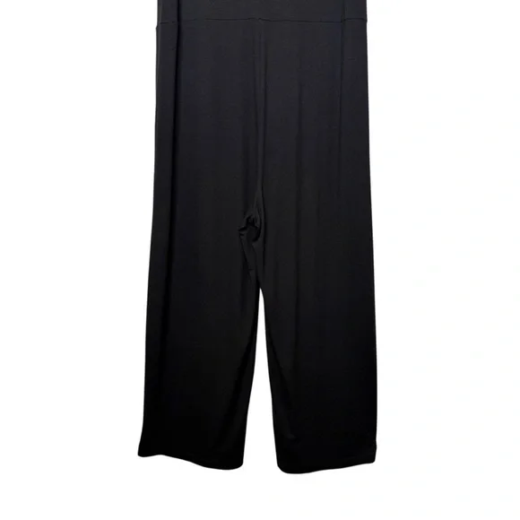 Eileen Fisher Classic Black Knit Women’s Wide Leg Lagenlook Jumpsuit Sz XS - Picture 15 of 15